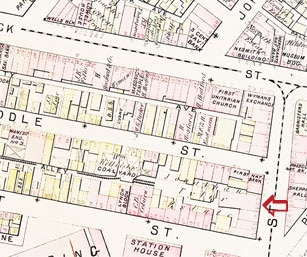 1879 Map of Downtown