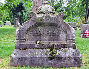 French gravestone