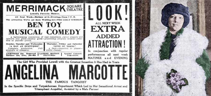 Vaudeville ad & Miss Marcotte